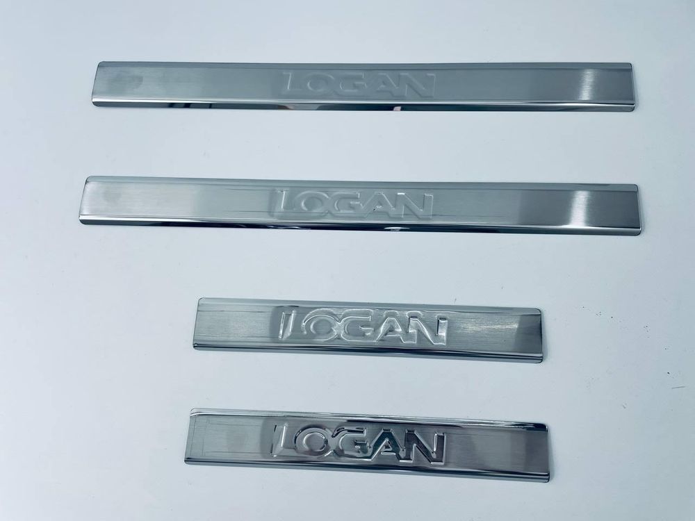 Накладки на пороги Dacia Logan 2005+ 4шт (TAN24) 00-00010531 фото