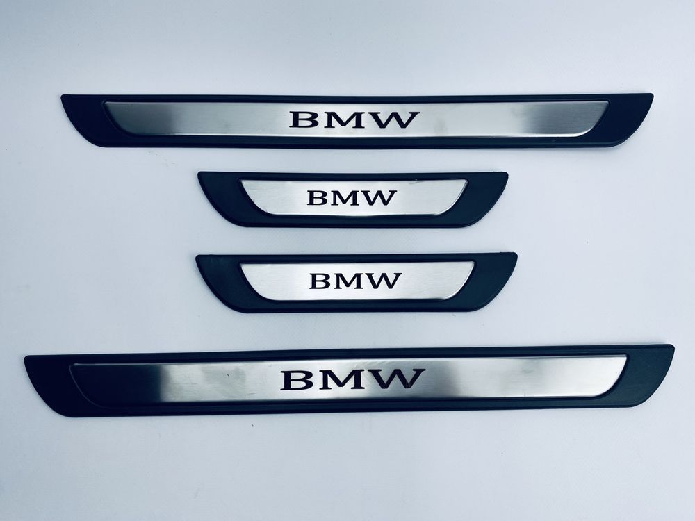 Накладки на пороги BMW 4шт (Y-1 хром-пласт) (TAN24) 00-00014073 фото