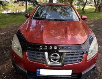 Дефлектор капота (мухобійка) Nissan Qashqai 2006-2009 (ViP) 00-00000355 фото