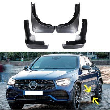 Бризковики Mercedes GLC 2017+ (автомобіль з підніжкою) 00-00015846 фото