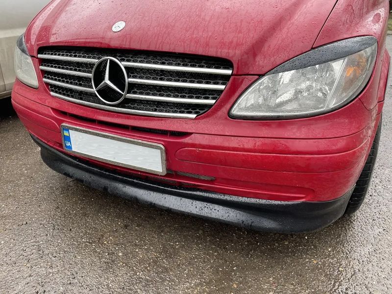 Х/н Mercedes Vito 639 2003-2010 накл. на передню решітку 7шт (TAN24) 00-00010599 фото