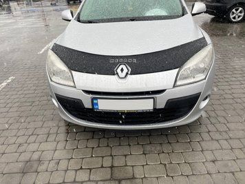 Дефлектор капота (мухобійка) Renault Megane III 2008+ (довга) (ViP) 00-00000457 фото