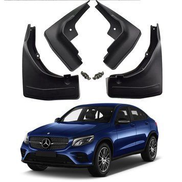 Брызговики Mercedes GLC 2017- (автомобіль без підножкі) 00-00015847 фото