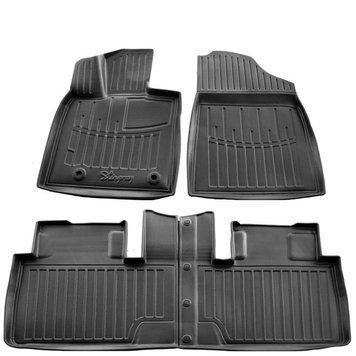 3D килимки для Toyota BZ3 (EA10L) (2023-...) з бортиками 30 мм (Stingray) 5022434 фото