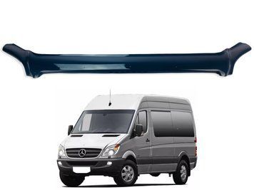 Дефлекторы капота (мухобойка) Mercedes Sprinter 2006-2013 (Defl) 00-00014502 фото