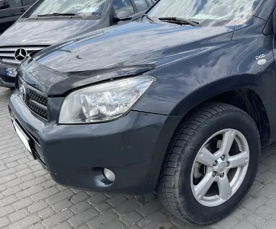 Дефлектор капота (мухобойка) Toyota RAV-4 2006-2010 (ViP) 00-00000560 фото