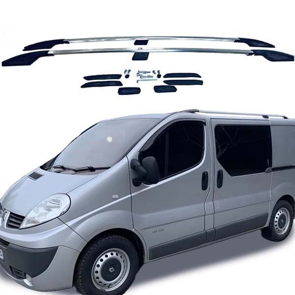 Рейлінги Renault Trafic 2001-2014 [КБ] "Хром" STF (Турція) 00-00006637 фото