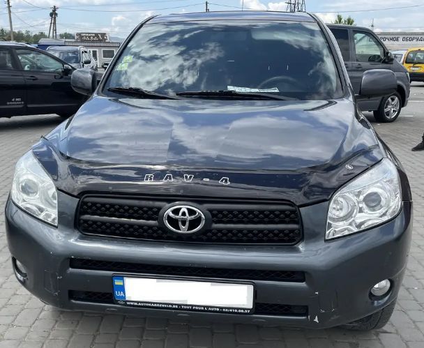 Дефлектор капота (мухобойка) Toyota RAV-4 2006-2010 (ViP) 00-00000560 фото