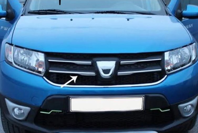Х/н DACIA SANDERO 2013 - 2016 накл. на передню рещітку (TAN24) 00-00014013 фото