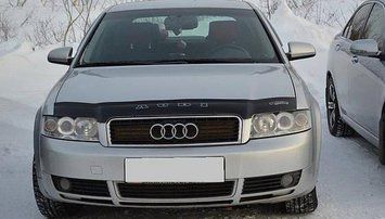 Дефлектор капота (мухобойка) Audi A4 2001-2005 (8Е,В6) (VIP) 00-00000013 фото