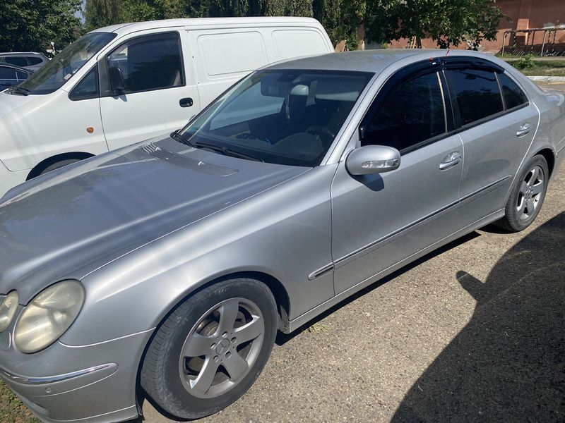 Дефлектори вікон (вітровики) Mercedes E-class W-211 2003-2009 Sedan (Defl) Q2 00-00014452 фото