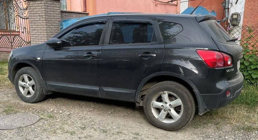 Дефлектори вікон (вітровики) Nissan Qashqai I 2006-2014 (HIC) 5-тиМістний 00-00003716 фото