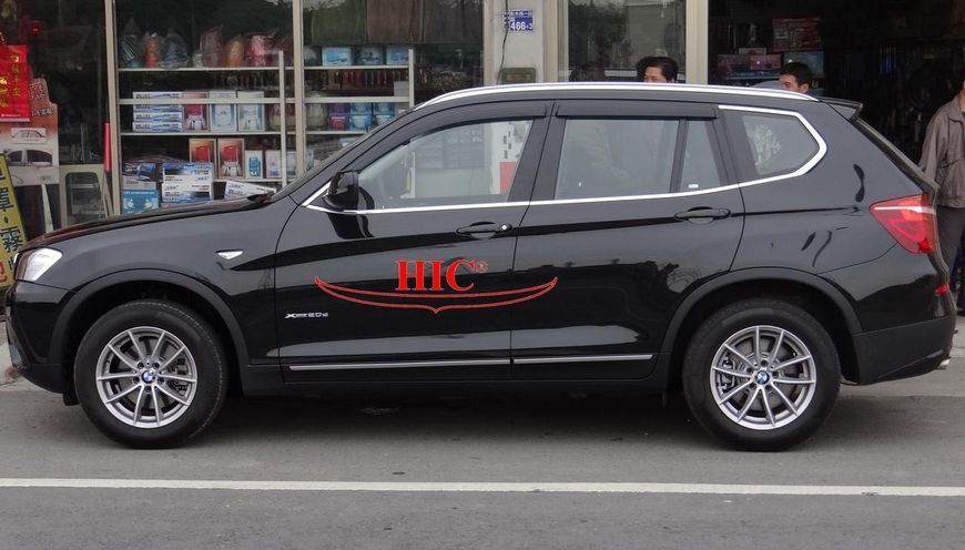 Дефлектори вікон (вітровики) BMW X3 F25 2010-2018 (HIC) 00-00003315 фото