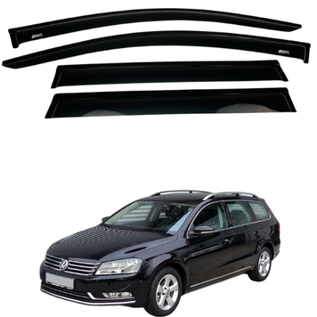 Дефлекторы окон (ветровики) Volkswagen Passat B6/B7 2005-2015 Variant (DEFL LUX) 00-00016276 фото