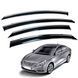 Д/в Hyundai Sonata 2010-2015 нерж. з хром полоскою (Defl) 00-00014188 фото