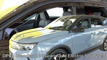 Дефлекторы окон (ветровики) Opel Grandland II 2024-> 5D (вставні, кт - 4шт) (Heko) 25411 фото