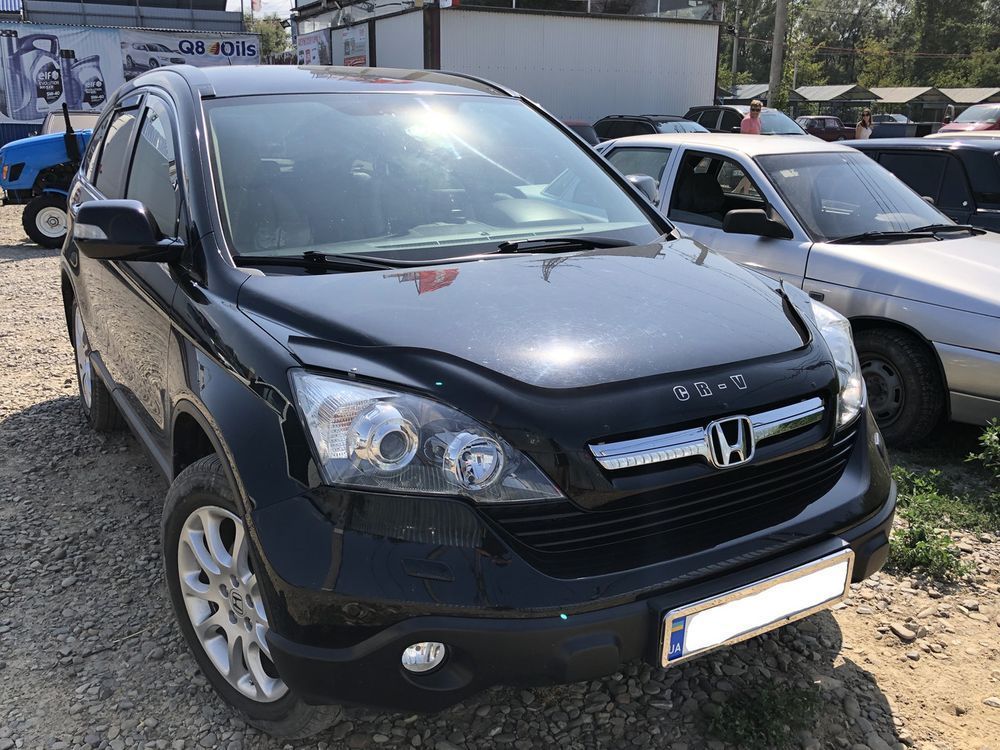 Дефлектор капота (мухобійка) Honda CR-V 2007-2010 (ViP) 00-00000167 фото