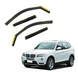 Дефлектори вікон (вітровики) BMW X3 2011-2017 вставні (HAWK) 00-00017003 фото
