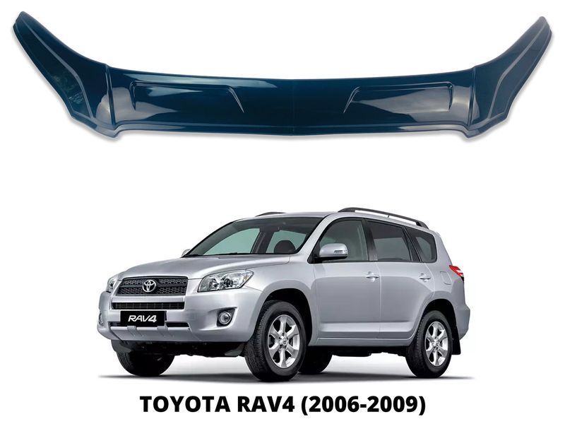 Дефлектор капота (мухобойка) Toyota RAV-4 2006-2009 (DEFL) Довга 00-00014509 фото