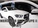 Дефлектори вікон (вітровики) Mercedes GLE II C167 2019+ (вставні, кт - 4шт) Coupe Heko 23618 фото