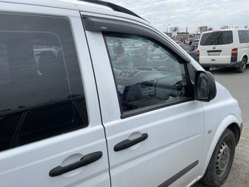 Дефлекторы окон (ветровики) Mercedes Vito W-639 Viano 2003-2015 (на скотче) (HIC) 00-00003672 фото