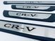 Накладки на пороги Honda CR-V 4шт (Y-1 хром-пласт) (TAN24) 00-00011733 фото 3