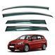 Дефлекторы окон (ветровики) BMW 2 SERIES F45 2012-2016 нерж. з хром полоскою (HAWK) 00-00015526 фото
