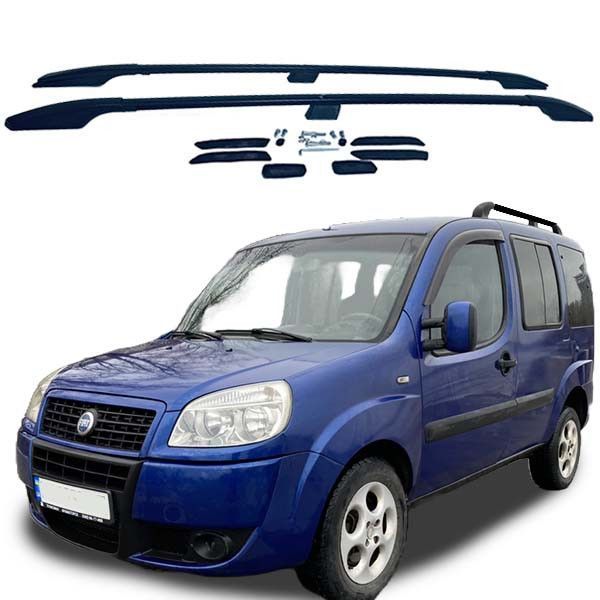 Рейлінги Fiat Doblo 2000-2010 [КБ] "black" STF (Турція) 00-00007937 фото
