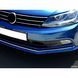 Х/н Volkswagen Jetta 2014- накл. на решітку бампера 3шт. (TAN24) Хром-нерж 00-00014024 фото 1