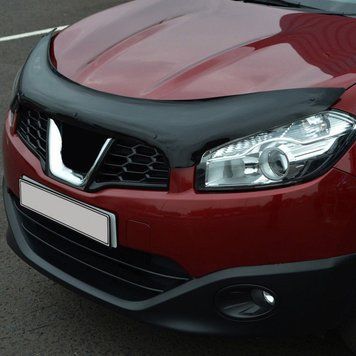 Дефлектор капота (мухобійка) Nissan Qashqai 2010-2013 (TAN24) 00-00010014 фото