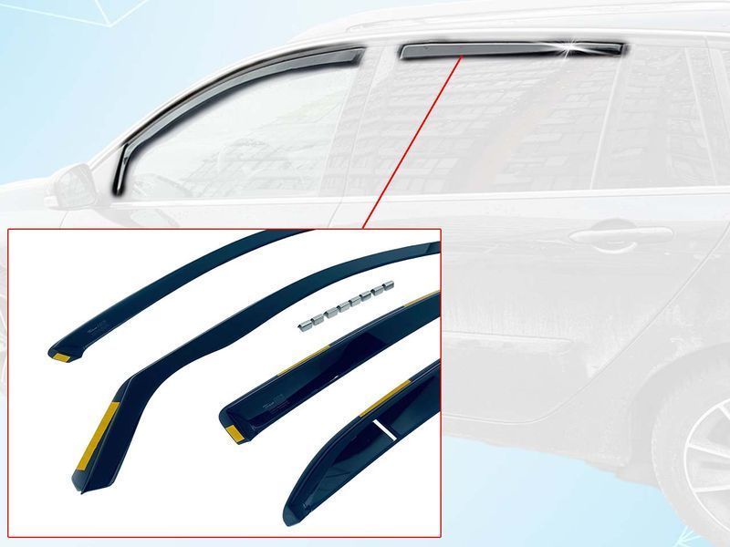 Д/в Mercedes S-class W-221 2006+ (59cm) 4D (вст, 4шт) [КБ] (Heko) 00-00002573 фото