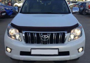 Дефлектор капота (мухобойка) Toyota LC Pradо 150 2010-2013 (TAN24) 00-00011791 фото