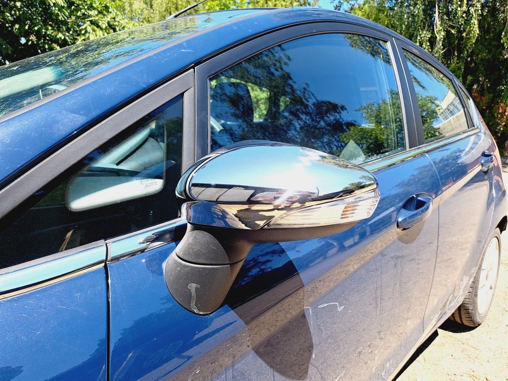 Хром накладки на дзеркала Ford Fiesta 2009-2017 - (TAN24) 009FO070203 00-00010251 фото