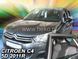 Дефлекторы окон (ветровики) Citroen C4 2010-2017 II (Heko) 5D (+OT) 12251 фото 3