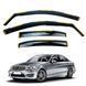 Дефлектори вікон (вітровики) Mercedes C-CLASS (W204) 2008-2014 (вст, 4шт) (HAWK) 00-00015599 фото