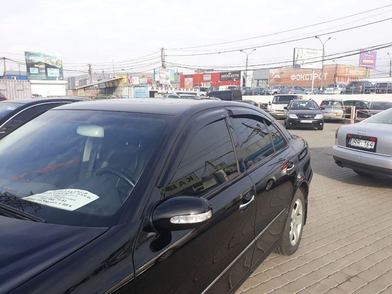 Дефлектори вікон (вітровики) Mercedes E-class W-211 2003-2009 Sedan (HiC) 00-00003635 фото