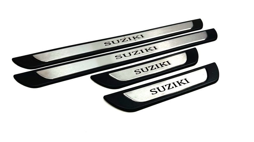 Накладки на пороги Suzuki 4шт (Y-1 хром-пласт) (TAN24) 00-00011747 фото