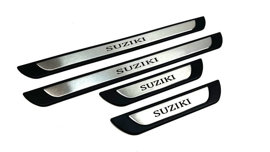 Накладки на пороги Suzuki 4шт (Y-1 хром-пласт) (TAN24) 00-00011747 фото