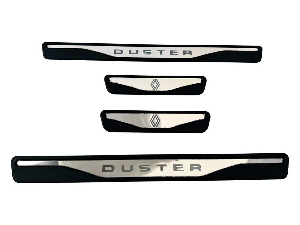 Накладки на пороги (PTR) Duster хром-пласт 00-00016243 фото