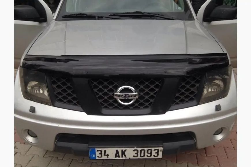 Дефлектор капоту (мухобійка) Nissan Navara 2006 - 2015 CappaFe 00-00015889 фото