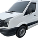 Дефлекторы окон (ветровики) Mercedes Sprinter 2006-2017, 2018+/ VW Crafter 2007-2017 2шт (DEFL LUX) 00-00016279 фото