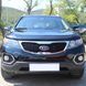 Дефлектор капота (мухобійка) Kia Sorento 2009 - 2015 CappaFe 00-00015939 фото