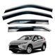 Д/в Mitsubishi ECLIPSE CROSS 2018+ нерж. з хром полоскою (HAWK) 00-00015602 фото 1