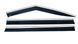 Дефлектори вікон (вітровики) Hyundai Santa Fe 6pcs 2024 нерж. з хром полоскою (HAWK) 00-00017024 фото 3
