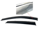 Дефлектори вікон (вітровики) Hyundai Tucson II / Ix35 2010-2015 (чорний хром) (HAWK) УЦІНКА 00-00017175 фото 4