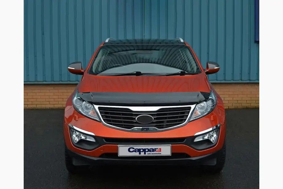 Дефлектор капоту (мухобійка) Kia Sportage 2011 - 2015 CappaFe 00-00016022 фото