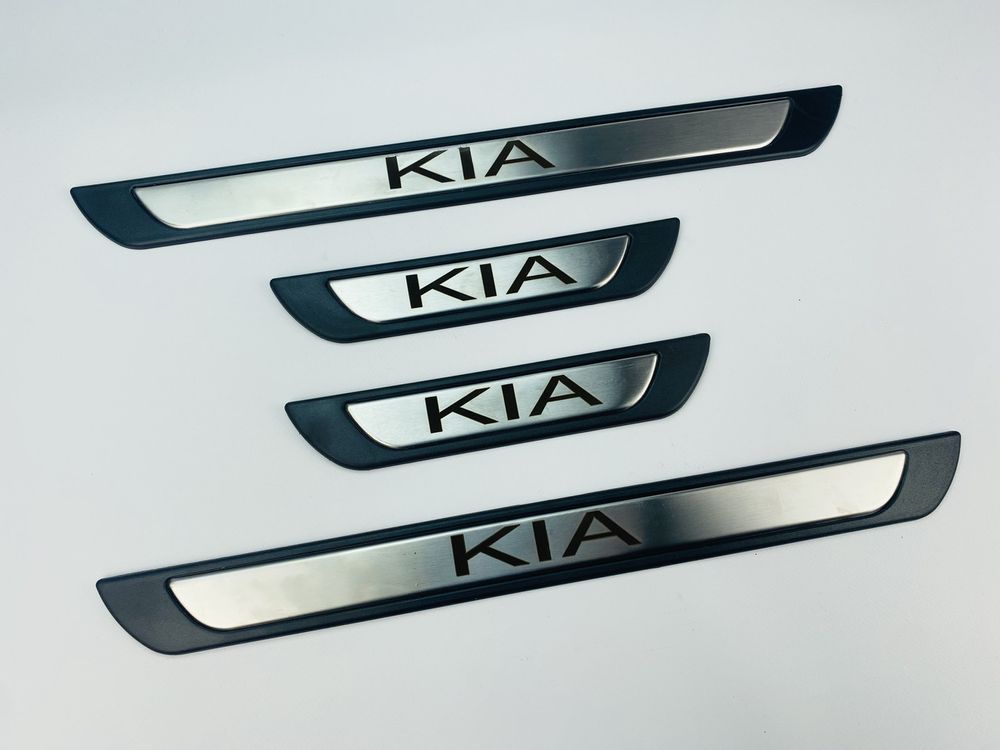 Накладки на пороги Kia 4шт (Y-1 хром-пласт) (TAN24) 00-00014628 фото