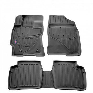 3D килимки для Toyota Prius (NHW20) (2003-2009) з бортиками 30 мм (Stingray) 5022235 фото