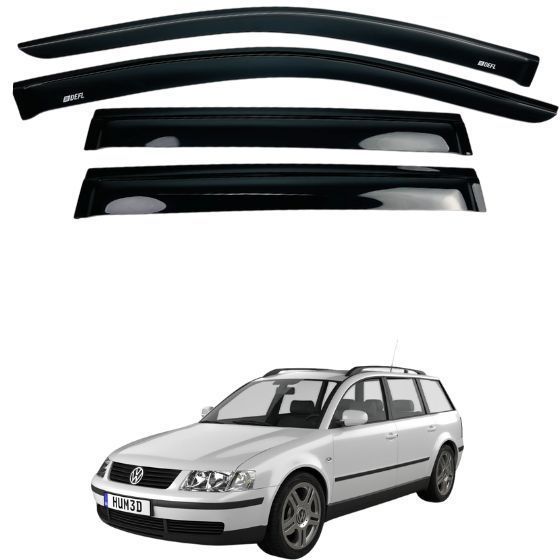 Дефлекторы окон (ветровики) Volkswagen Passat B5 1996-2005 Variant (DEFL LUX) 00-00016272 фото