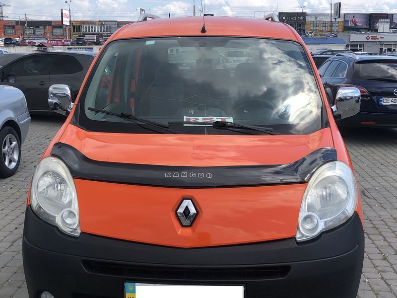 Дефлектор капота (мухобійка) Renault Kangoo 2008-2013 (ViP) 00-00000443 фото
